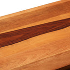 Meuble TV Moderne Marron en Bois Massif - 110 cm-Mon Meuble TV-5