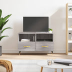 Meuble TV Moderne Petit Effet Béton - 80 cm-Mon Meuble TV-Sonoma gris-1-13