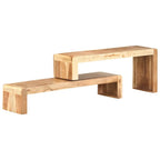 Meuble TV Moderne Scandinave en Acacia Massif - 2 Pièces-Mon Meuble TV-1