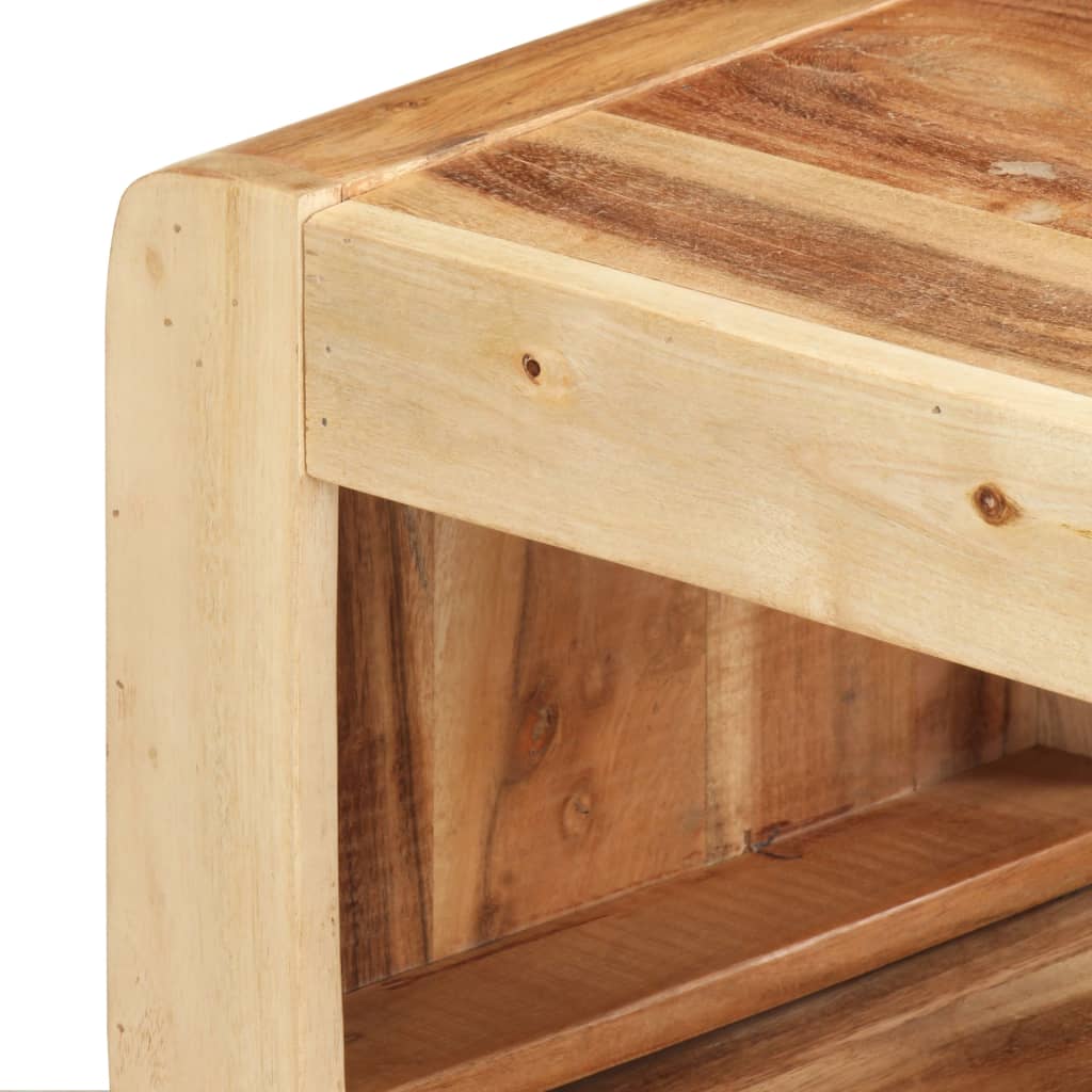 Meuble TV Moderne Scandinave en Acacia Massif - 2 Pièces-Mon Meuble TV-7