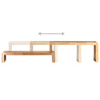 Meuble TV Moderne Scandinave en Acacia Massif - 2 Pièces-Mon Meuble TV-8
