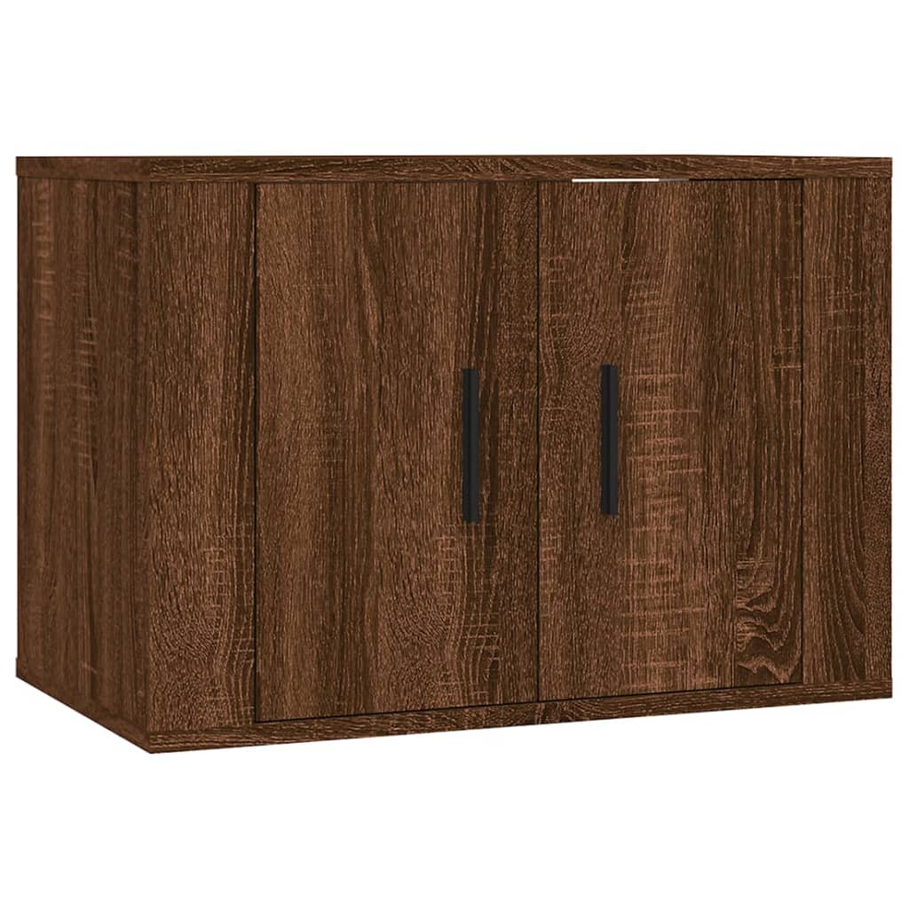 Meuble TV Mural 180 cm Effet Chêne - 5 Pièces-Mon Meuble TV-Chêne sonoma-5-4