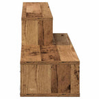 Meuble TV Mural avec Rangement en Bois - 120 cm-Mon Meuble TV-chêne artisanal-120 cm-6