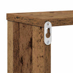 Meuble TV Mural avec Rangement en Bois - 120 cm-Mon Meuble TV-chêne artisanal-120 cm-9