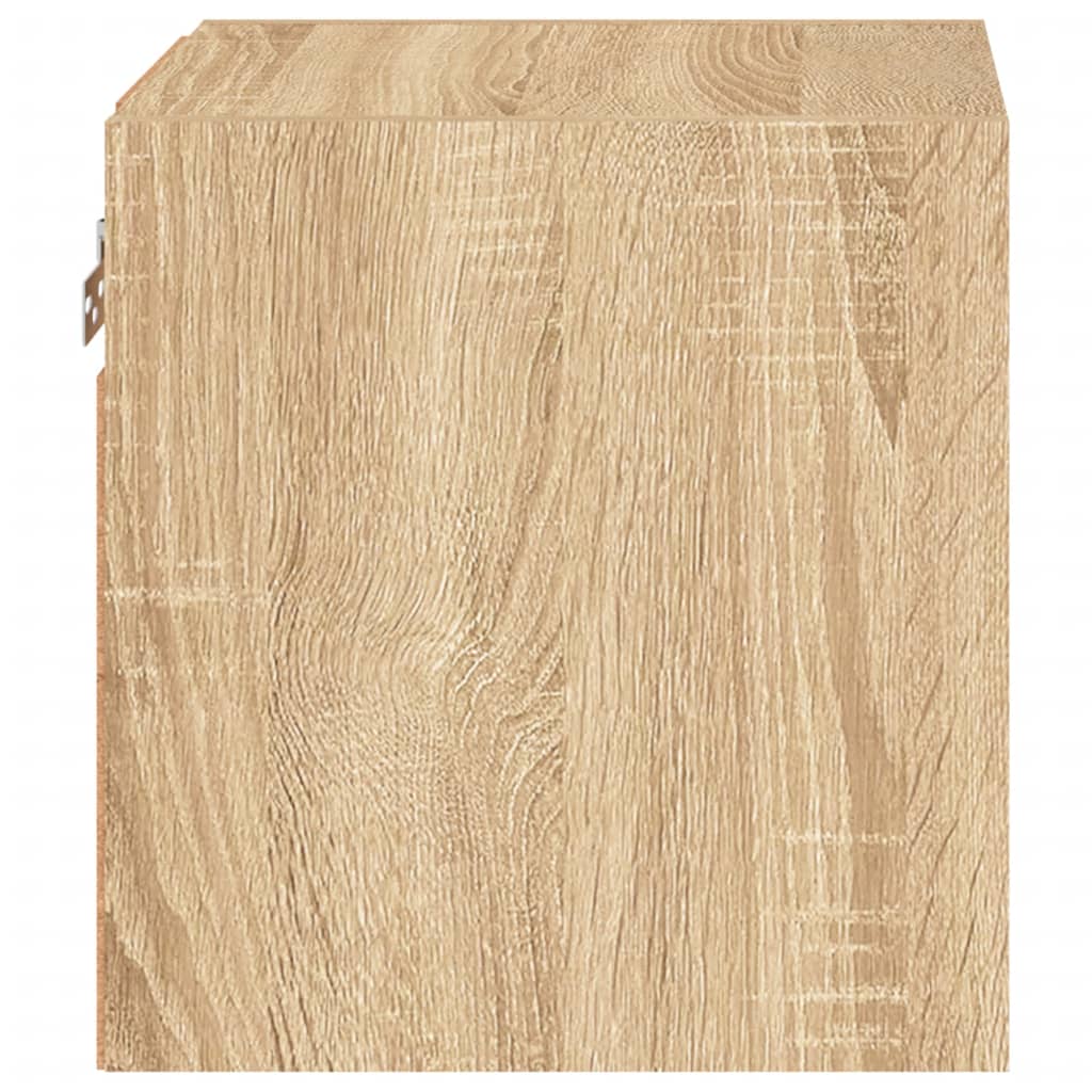 Meuble TV Mural Beige Effet Chêne - 2 Pièces-Mon Meuble TV-30 cm-30 cm-1-10