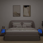 Meuble TV Mural Beige Effet Chêne - 2 Pièces-Mon Meuble TV-30 cm-30 cm-1-3