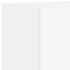 Meuble TV Mural Blanc avec LED - 3 Pièces-Mon Meuble TV-Chêne fumé-1-10