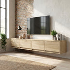 meuble-tv-mural-blanc-et-bois-effet-chene-2-pieces-decor