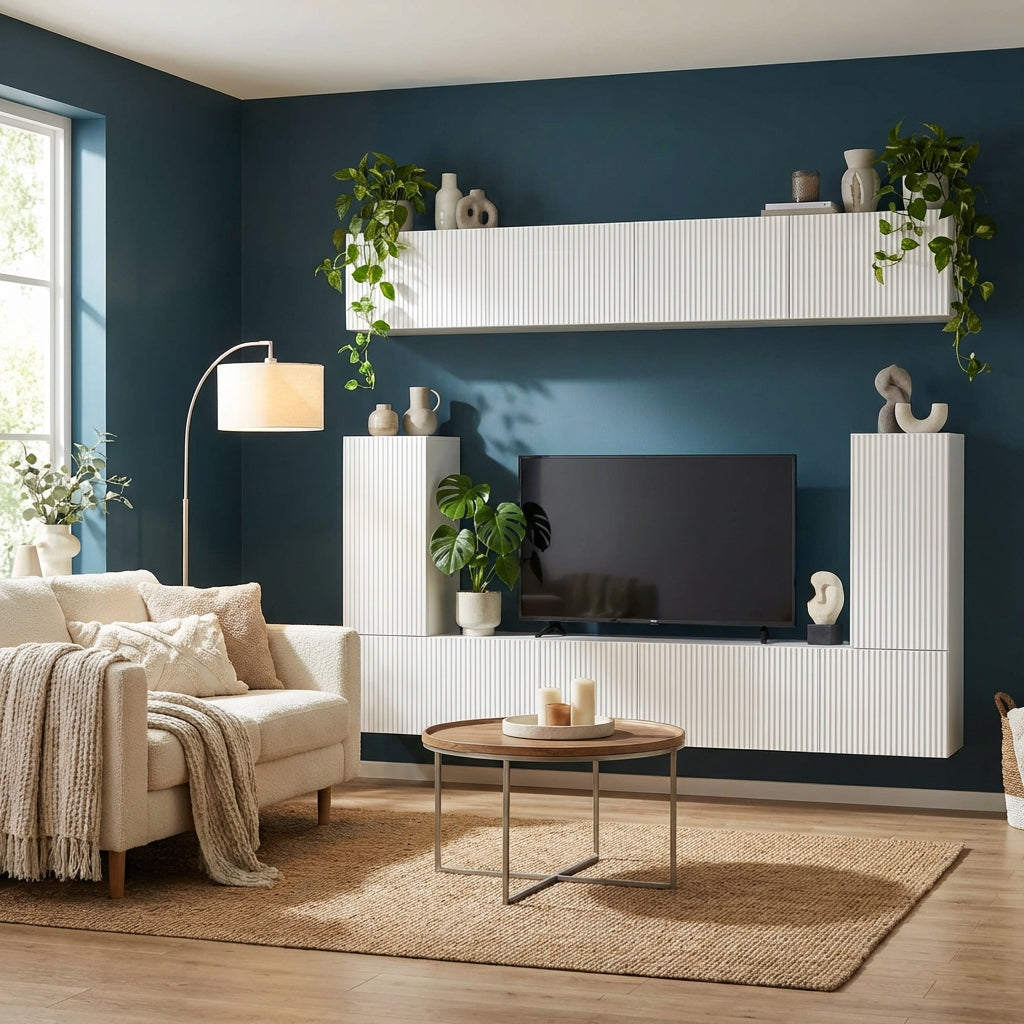 meuble-tv-mural-blanc-laque-5-pieces-decor