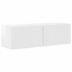 Meuble TV Mural Blanc Laqué - 5 Pièces-Mon Meuble TV-5