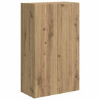 Meuble TV Mural de Rangement en Chêne Artisanal - 2 Portes-Mon Meuble TV-Chêne artisanal-59,5 x 31 x 60 cm-1-1