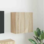 Meuble TV Mural de Rangement en Chêne Artisanal - 2 Portes-Mon Meuble TV-Chêne sonoma-59,5 x 31 x 60 cm-1-47