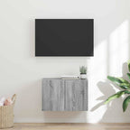 Meuble TV Mural de Rangement en Chêne Artisanal - 2 Portes-Mon Meuble TV-Sonoma gris-59,5 x 31 x 40 cm-1-41