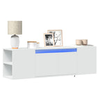 Meuble TV Mural Effet Chêne Marron - 135 cm-Mon Meuble TV-Blanc-135 cm-20