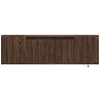 Meuble TV Mural Effet Chêne Marron - 135 cm-Mon Meuble TV-Chêne marron-135 cm-6