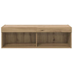 Meuble TV Mural en Bois avec LED - 100 cm-Mon Meuble TV-7