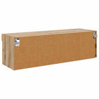 Meuble TV Mural en Bois avec LED - 100 cm-Mon Meuble TV-9