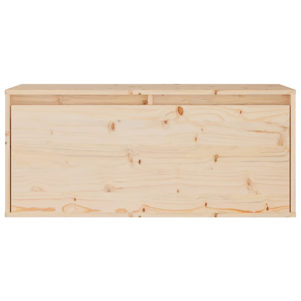 Meuble TV Mural en Bois Massif de Pin - 3 Pièces-Mon Meuble TV-Naturel-6