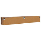 Meuble TV Mural LED en Bois Ancien - 200 cm-Mon Meuble TV-9