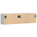 Meuble TV Mural LED en Bois Gris Béton - 140 cm-Mon Meuble TV-Gris béton-80 cm-8