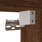 Meuble TV Mural Marron Effet Bois - 60 cm-Mon Meuble TV-Chêne marron-60 cm-1-12