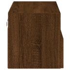 Meuble TV Mural Marron Effet Bois - 60 cm-Mon Meuble TV-Chêne marron-60 cm-1-9