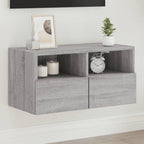 Meuble TV Mural Marron Effet Bois - 60 cm-Mon Meuble TV-Sonoma gris-60 cm-1-30