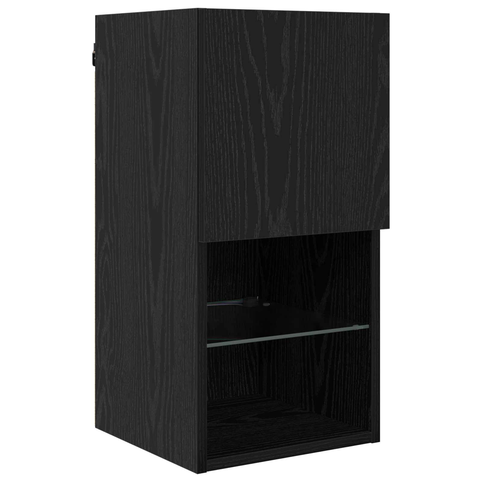 Meuble TV Mural Marron Foncé Effet Chêne - 6 Pièces-Mon Meuble TV-6