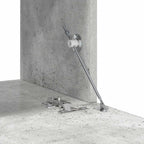 Meuble TV Mural Moderne Effet Béton - 8 Pièces-Mon Meuble TV-chêne artisanal-60 cm-10-12