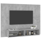 Meuble TV Mural Suspendu Effet Béton - 120 cm-Mon Meuble TV-Chêne sonoma-120 cm-1-5