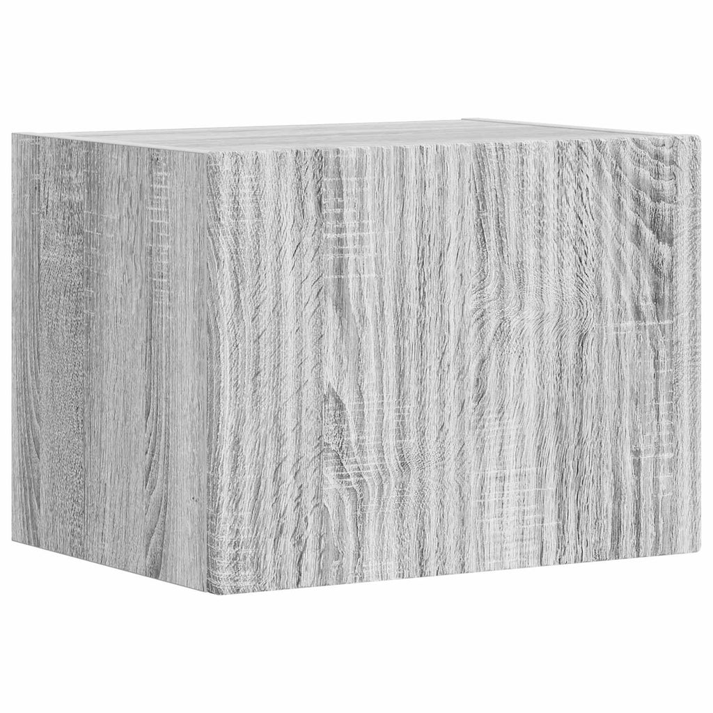 Meuble TV Mural XXL Couleur Gris Sonoma - 5 Pièces-Mon Meuble TV-Gris béton-6