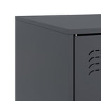 Meuble TV Noir Anthracite en Acier - 99 cm-Mon Meuble TV-Anthracite-1-10