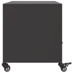 Meuble TV Noir avec Rangement en Acier - 68 cm-Mon Meuble TV-Noir-1-7