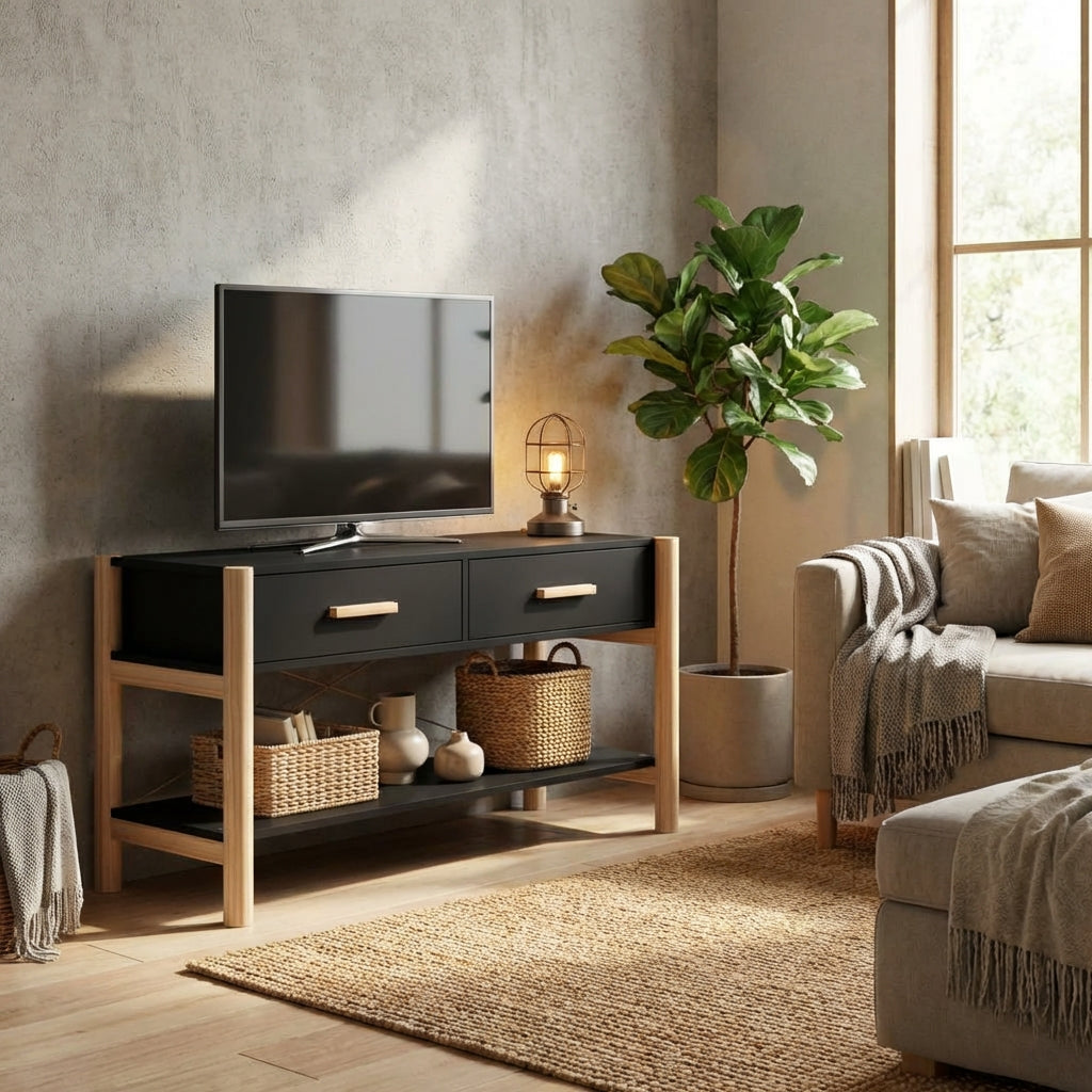 meuble-tv-noir-design-et-pin-massif-82-cm-decor