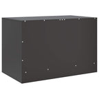 Meuble TV Noir en Acier - 67 cm-Mon Meuble TV-Blanc-1-9