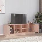 Meuble TV Noir en Acier - 67 cm-Mon Meuble TV-Rose-2-19