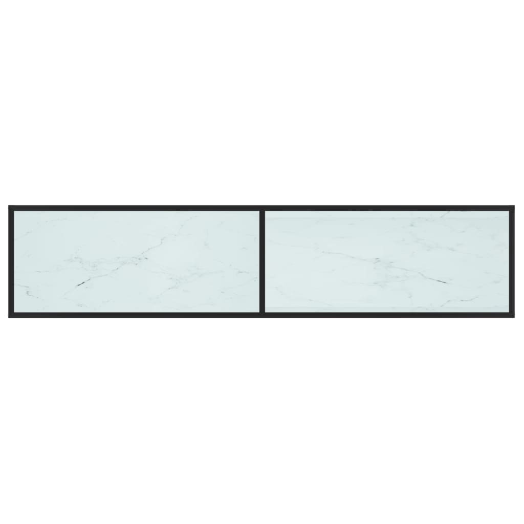 Meuble TV Noir en Verre Effet Marbre - 180 cm-Mon Meuble TV-Noir et marbre noir-160 cm-1-5