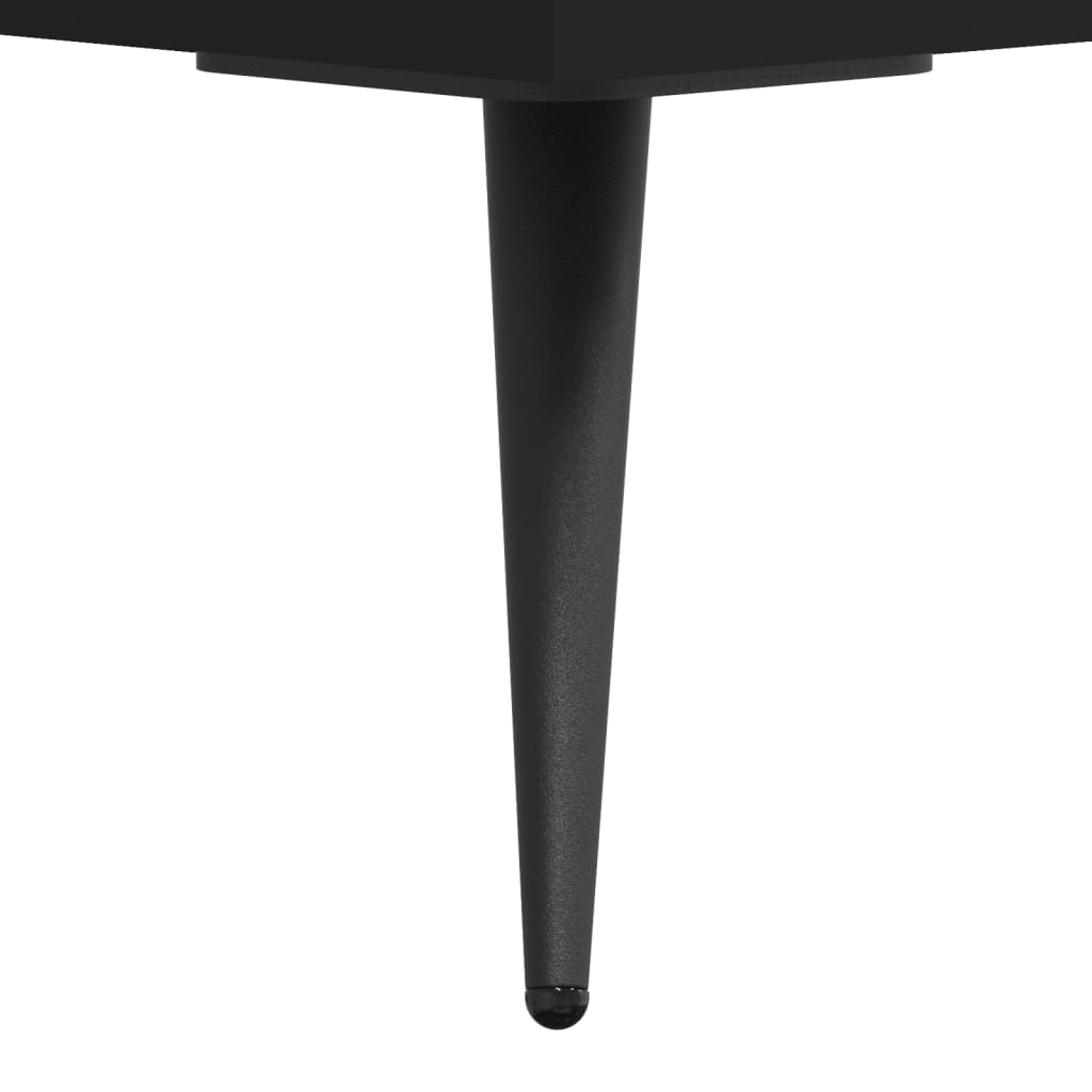 Meuble TV Noir et Métal - 102 cm-Mon Meuble TV-Chêne sonoma-1-10