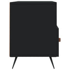 Meuble TV Noir et Métal - 102 cm-Mon Meuble TV-Chêne sonoma-1-7
