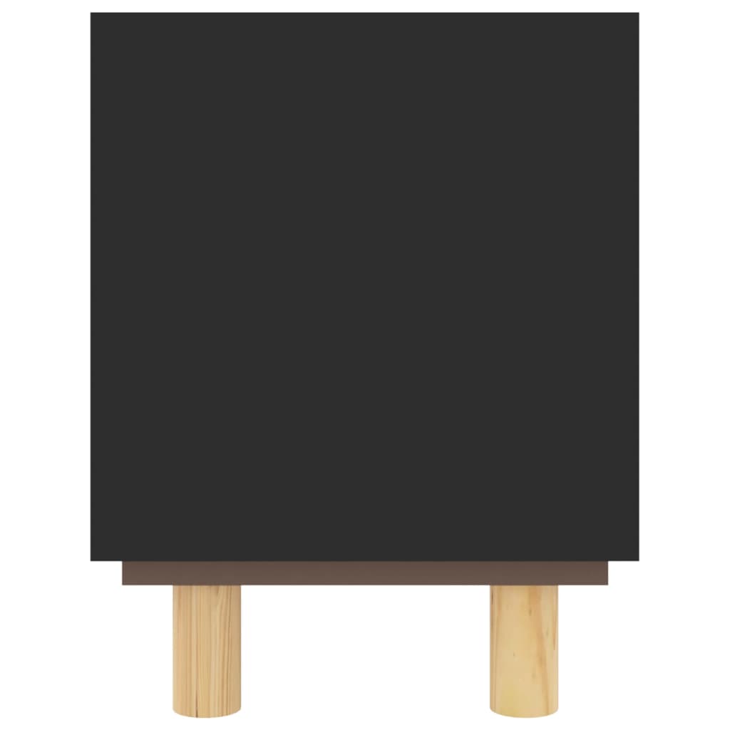 Meuble TV Noir et Rotin Naturel - 105 cm-Mon Meuble TV-Blanc-1-5