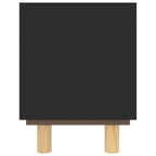 Meuble TV Noir et Rotin Naturel - 105 cm-Mon Meuble TV-Blanc-1-5