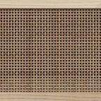 Meuble TV Noir et Rotin Naturel - 105 cm-Mon Meuble TV-Blanc-1-6