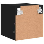 Meuble TV Noir LED Mural - 30 cm-Mon Meuble TV-30 cm-30 cm-1-10