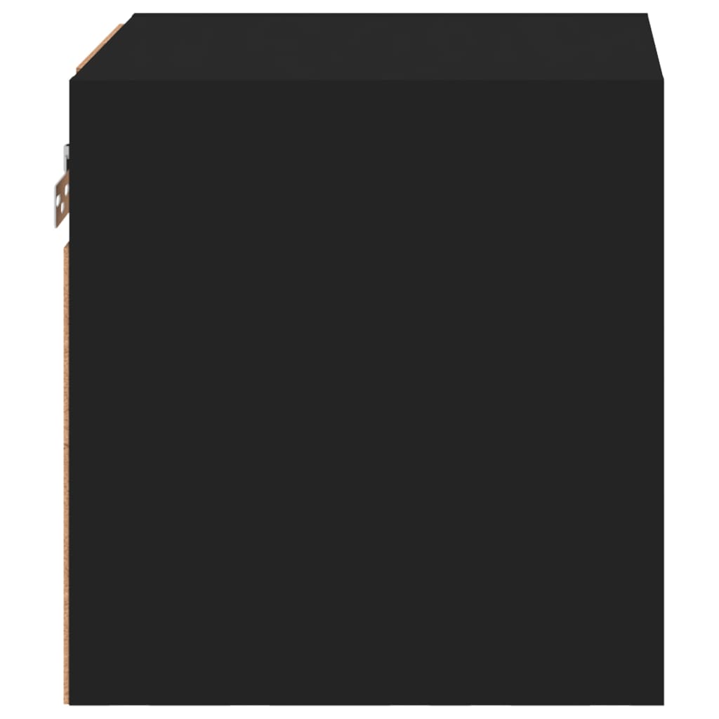 Meuble TV Noir LED Mural - 30 cm-Mon Meuble TV-30 cm-30 cm-1-9