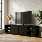 meuble-tv-noir-mat-et-bois-massif-156-cm-decor