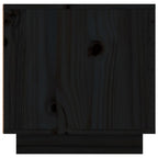 Meuble TV Noir Mat et Bois Massif - 156 cm-Mon Meuble TV-Blanc-1-8