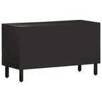 Meuble TV Noir sur Pied en Manguier - 80 cm-Mon Meuble TV-Naturel-bois de manguier massif-1-5