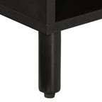 Meuble TV Noir sur Pied en Manguier - 80 cm-Mon Meuble TV-Naturel-bois de manguier massif-1-9