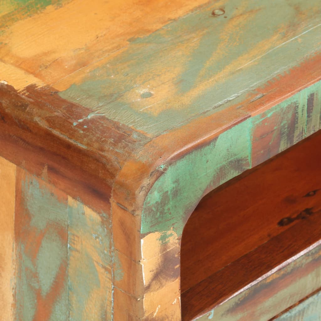 Meuble TV Rustique Relooké en Bois de Récupération - 117 cm-Mon Meuble TV-4