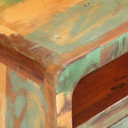 Meuble TV Rustique Relooké en Bois de Récupération - 117 cm-Mon Meuble TV-4